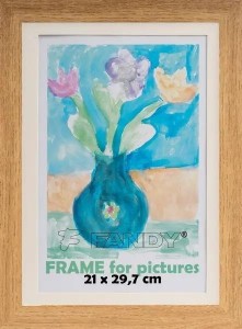 RAMKA DREWNIANA PAINT CZARNA 25,5X34X5CM, FANDY