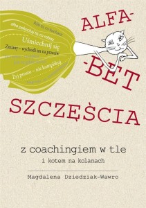 ALFABET SZCZĘŚCIA Z COACHINGIEM W TLE I KOTEM