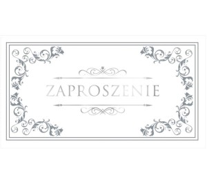 ZAPROSZENIA STYLE NR 05 (OPAKOWANIE 10 SZT)