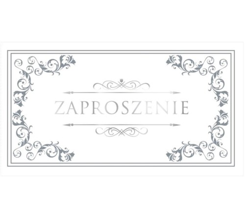 Zaproszenia Style nr 05 (opakowanie 10 szt)