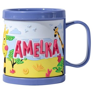KUBEK DLA DZIECKA 3D AMELKA, BE-HAPPY GIFTS