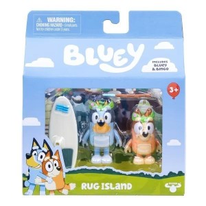 BLUEY FIGURKI RUG ISLAND 2SZT, TM TOYS