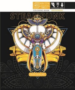 KOLOROWANKA ANTYSTRESOWA 124X197 20 STEAMPUNK
