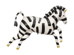 BALON FOLIOWY ZEBRA 115X85CM