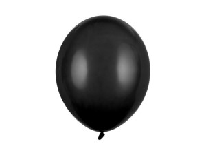 BALONY STRONG PASTEL BLACK 30CM 100SZT