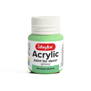 FARBA AKRYLOWA WIOSENNA ZIELEŃ 20ML, IDEYKA
