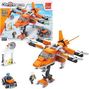 KLOCKI SAMOLOT RATOWNICZY 283EL, TRIFOX