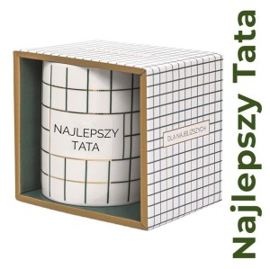KUBEK PREZENTOWY NAJLEPSZY TATA, BE-HAPPY GIFTS