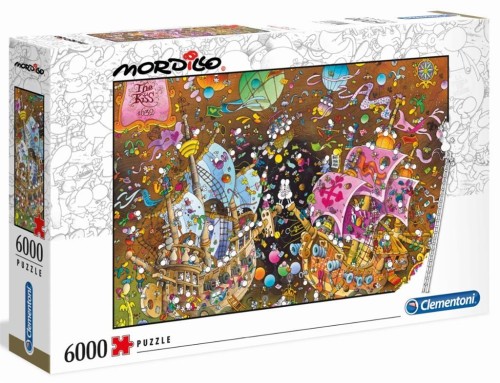 Puzzle 6000 Mordillo The Kiss, Clementoni