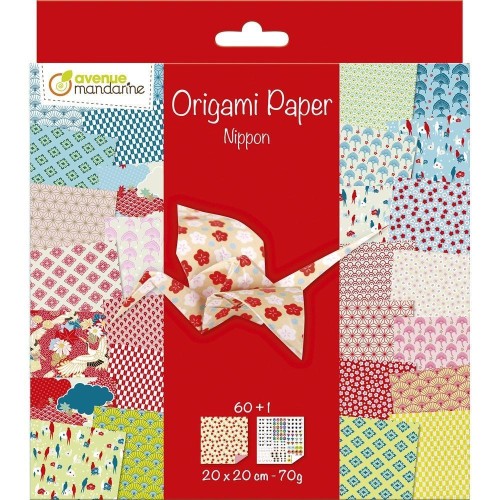 Papier Origami Japonia 20x20cm 70g, Clairefontaine