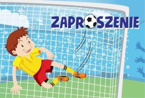 ZAPROSZENIE ZZ-069 PIŁKARZ, BRAMKA (5 SZT.)