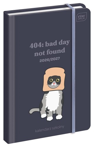Kalendarz szkolny 2026/27 A6 Funny Cat