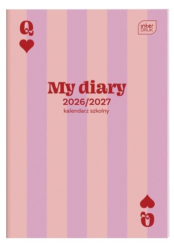 Kalendarz szkolny 2026/27 B6 Pink Card