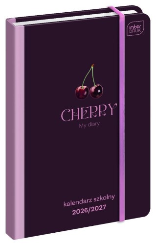 Kalendarz szkolny 2026/27 A6 Cherry