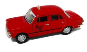 FIAT 125P 1:39 CZERWONY WELLY, WELLY