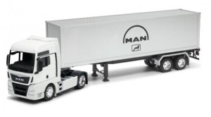 TRUCK Z PRZYCZEPĄ MAN TGX 1:32 WELLY, WELLY
