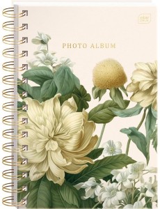 ALBUM NA ZDJĘCIA B5/25K METALLIC FLOWERS