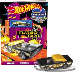 MATTEL HOT WHEELS TURBO TAXI ZADANIA + NAKLEJKI