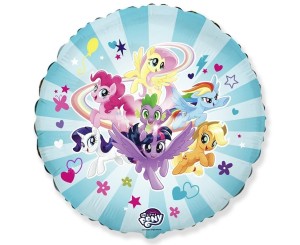 BALON FOLIOWY MY LITTLE PONY DRUŻYNA 45CM