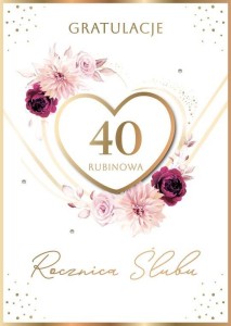 KARNET ROCZNICA ŚLUBU