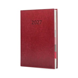 KALENDARZ 2027 A4 AGENDA DZIENNY BORDOWY