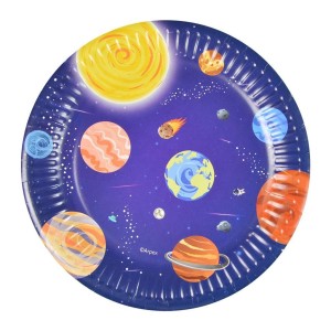 TALERZE PAPIEROWE GALAXY 18CM 8SZT