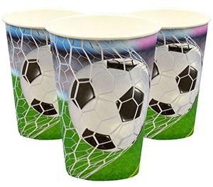 KUBKI PAPIEROWE GOL! 8 SZT