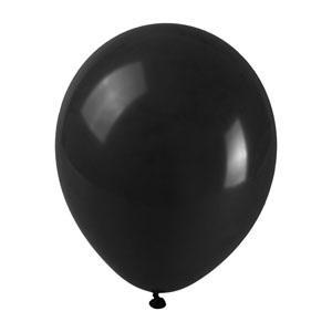 BALONY PASTELOWE CZARNE 25CM 100SZT