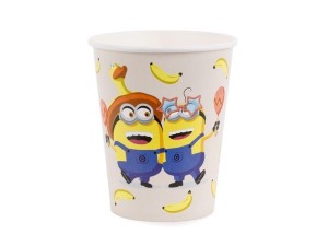 KUBECZKI MINIONKI 250ML 6SZT