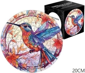 PUZZLE 168EL WITRAŻ. PTAK, MERKPOL