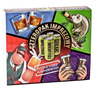 CZTEROPAK IMPREZOWY - ZESTAW 4 GIER ALKOHOLOWYCH