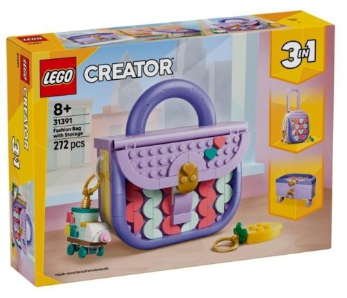 LEGO(R) CREATOR 31391 Art Fashion Bag with Storage