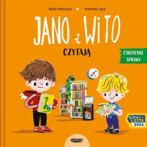 JANO I WITO CZYTAJĄ, WIOLA WOŁOSZYN, PRZEMEK LIPUT