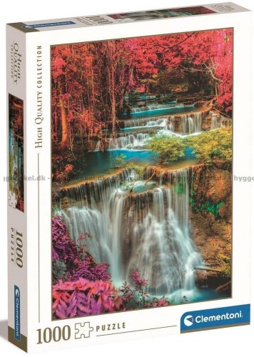 Puzzle 1000 HQ Colourful Thai falls, Clementoni