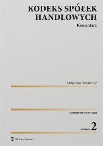 KODEKS SPÓŁEK HANDLOWYCH. KOMENTARZ W.2