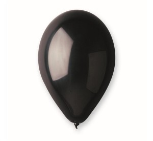 BALONY PASTELOWE CZARNE 25CM 100SZT