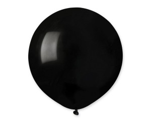 BALONY PASTEL CZARNE 25SZT