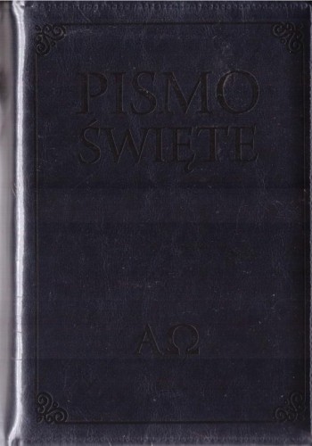 Pismo Święte w etui granatowe, praca zbiorowa