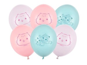 BALONY STRONG KOCI DOMEK GABI 27CM 6SZT