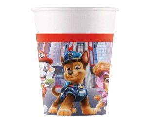 KUBECZKI PAPIEROWE PSI PATROL 200ML 8SZT