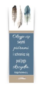 ZAKŁADKA DUŻA - OKRYJĘ CIĘ SWYMI PIÓRAMI, SZARON