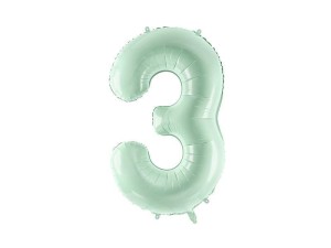 BALON FOLIOWY 3 ZIELONY 72CM