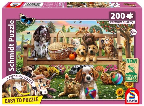 Puzzle PQ 200 Czas na piknik G3, Schmidt
