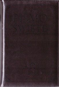 PISMO ŚWIĘTE W ETUI BRĄZOWE, PRACA ZBIOROWA