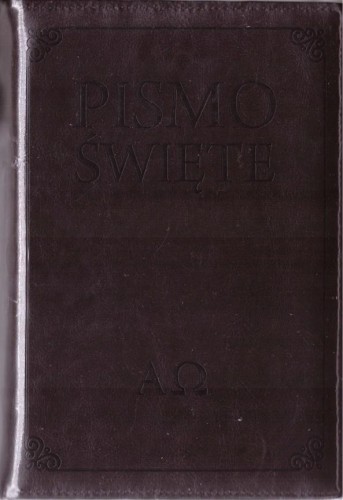 Pismo Święte w etui brązowe, praca zbiorowa