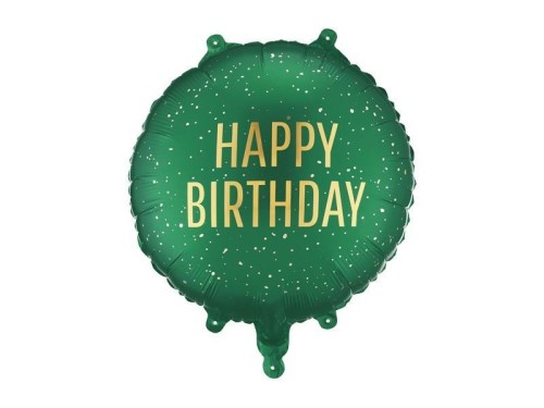 Balon foliowy pastylka Happy Birthday 35x35cm
