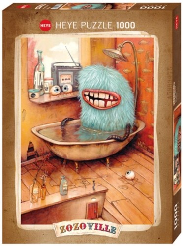 Puzzle 1000 W wannie, Zozoville, Heye