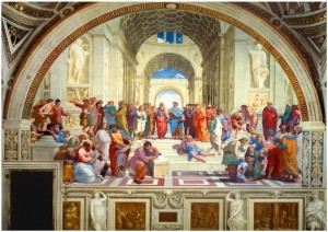 PUZZLE 1000 SZKOŁĄ ATEŃSKA, RAPHAEL, 1511