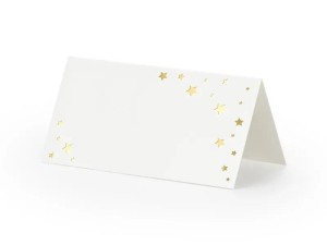 WIZYTÓWKI NA STÓŁ LET'S CELEBRATE 9,5X5,5CM 10SZT