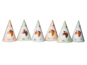 CZAPECZKI KONIE 16CM 6SZT